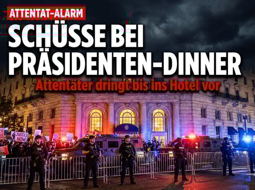 Schüsse beim Präsidenten-Dinner: Attentäter dringt bis ins Hotel vor – Trump entkommt knapp