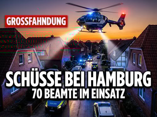Schüsse, Flucht, Großfahndung: Polizei-Einsatz bei Hamburg endet mit Festnahme – Fragen bleiben