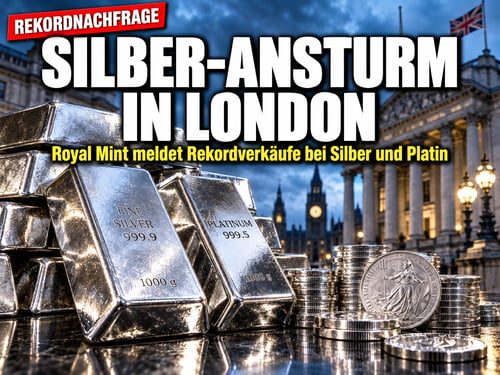 Silber-Ansturm in London: Royal Mint knackt alle Rekorde!