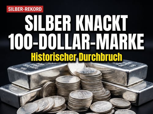 Silber durchbricht die 100-Dollar-Marke: Ein Triumph für das unterschätzte Edelmetall