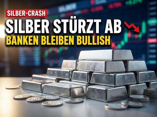 Silber trotzt dem Sturm: Warum die Großbanken trotz brutaler Kurseinbrüche unbeirrt bullish bleiben