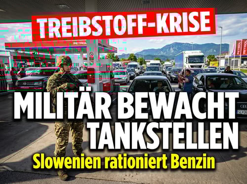 Slowenien greift zum Äußersten: Militär bewacht Tankstellen – ein Warnsignal für ganz Europa