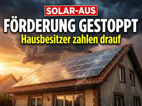 Solarförderung vor dem Aus: Wie die Bundesregierung private Hausbesitzer im Regen stehen lässt