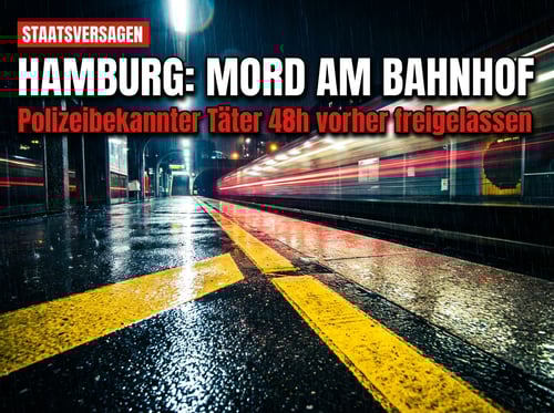 Staatsversagen mit tödlichen Folgen: Polizeibekannter Südsudanese tötet 18-Jährige an Hamburger U-Bahnhof