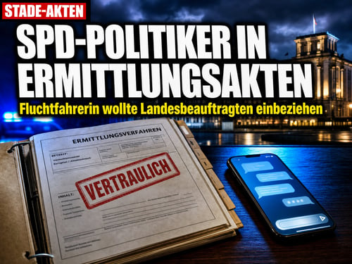 Stade-Akten: Fluchtfahrerin wollte SPD-Mann ins Spiel bringen