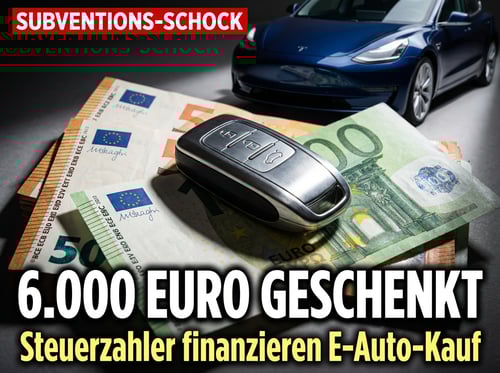 Steuergeld für Stromer: Bundestag beschließt neue E-Auto-Subvention auf Kosten der Allgemeinheit