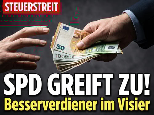 Steuerstreit in der Großen Koalition: SPD will Besserverdienern tiefer in die Tasche greifen