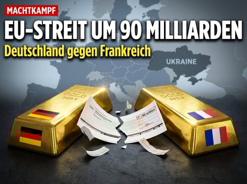 Streit um Ukraine-Hilfe: Deutschland und Frankreich liefern sich Machtkampf um 90-Milliarden-Kredit
