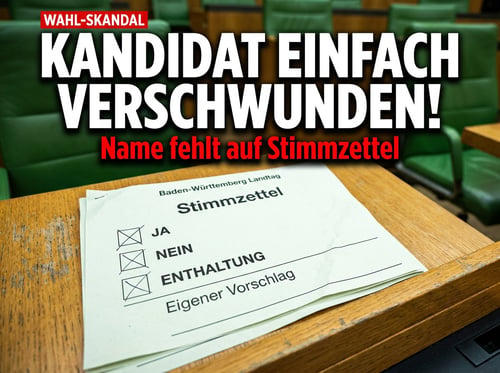 Stuttgarter Stimmzettel-Affäre: AfD-Kandidat verschwindet einfach vom Wahlschein