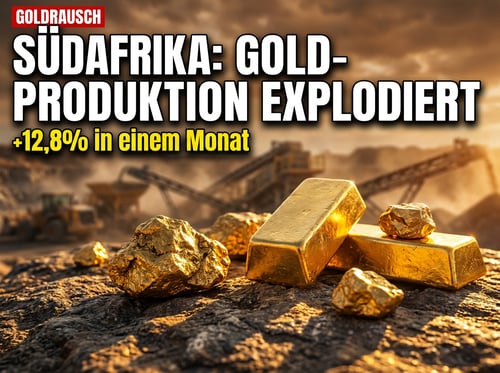 Südafrikas Goldförderung legt kräftig zu – ein Signal, das Anleger aufhorchen lassen sollte