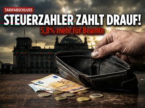Tarifabschluss im öffentlichen Dienst: Der Steuerzahler darf wieder tiefer in die Tasche greifen