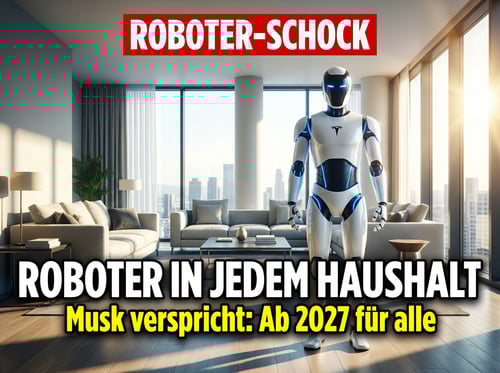 Tesla-Chef kündigt Roboter-Revolution an: Optimus soll ab Ende 2027 in jeden Haushalt einziehen