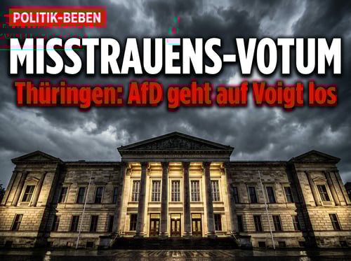Thüringen: AfD bringt Misstrauensvotum gegen angeschlagenen Ministerpräsidenten Voigt auf den Weg