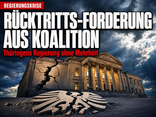 Thüringen wackelt: Jetzt fordert auch die Koalition Voigts Rücktritt