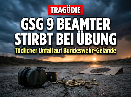 Tragödie auf dem Übungsplatz: Elite-Polizist der GSG 9 stirbt bei Schießtraining