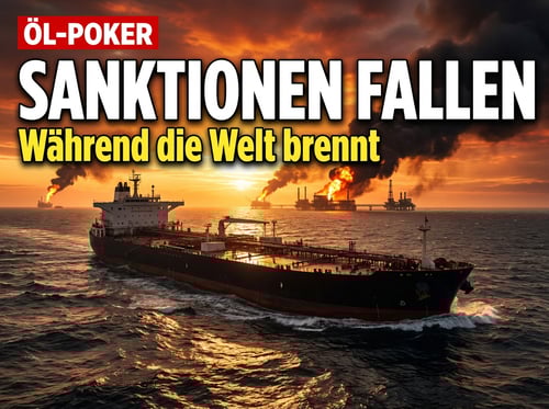 Trumps Öl-Poker: Sanktionen fallen, während die Welt in Flammen steht