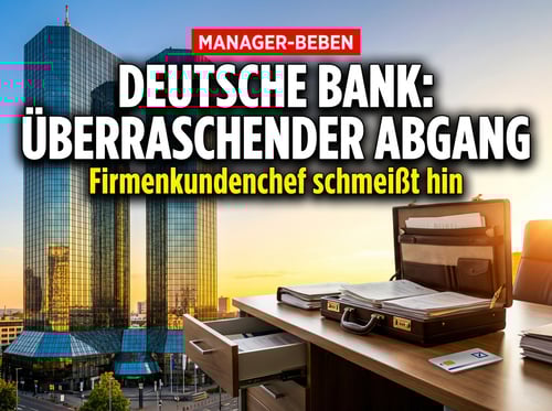 Überraschender Abgang bei der Deutschen Bank: Firmenkundenchef wirft das Handtuch