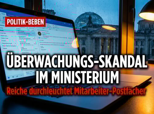 Überwachung im Wirtschaftsministerium: Reiche lässt Mitarbeiter-Postfächer durchleuchten