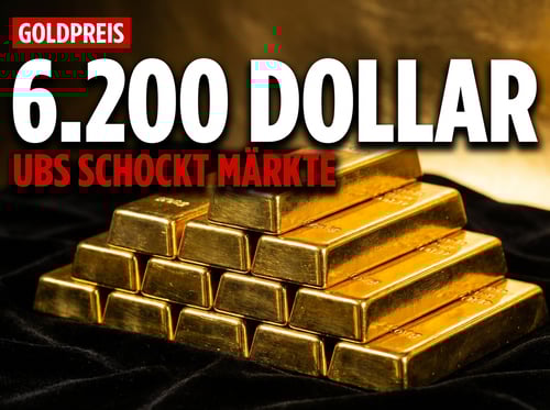 UBS hebt Goldprognose drastisch an: 6.200 Dollar bis Jahresmitte erwartet