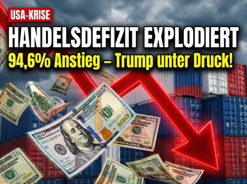 US-Handelsdefizit explodiert: Trumps Zollpolitik steht vor gewaltiger Bewährungsprobe
