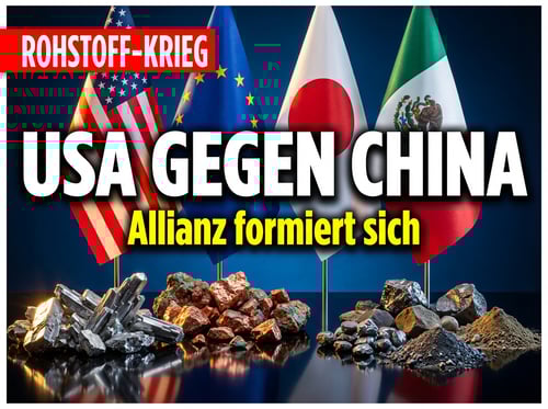 USA schmiedet Rohstoff-Allianz gegen China: EU, Japan und Mexiko an Bord