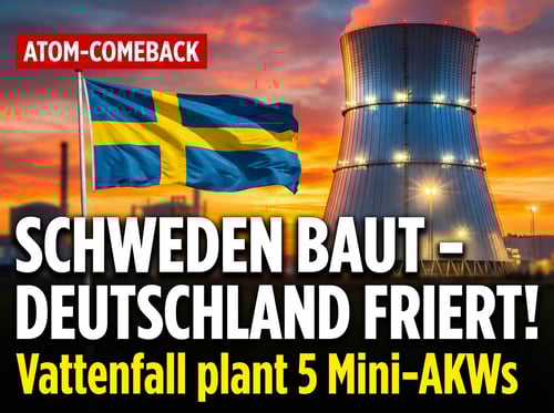 Vattenfall setzt auf Kernkraft: Schweden plant Mini-AKWs – und Deutschland schaut in die Röhre