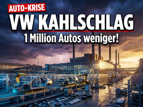 Volkswagen vor dem Kahlschlag: Eine Million Autos weniger – Deutschlands Autoindustrie taumelt