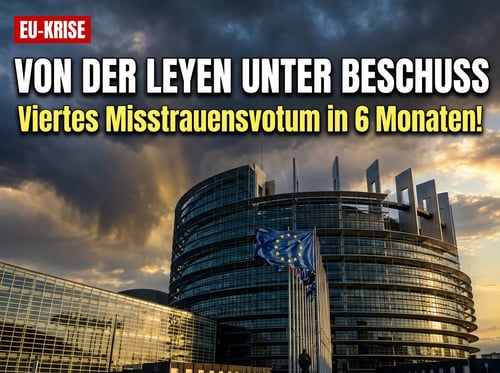 Von der Leyen im Dauerfeuer: Viertes Misstrauensvotum in nur sechs Monaten
