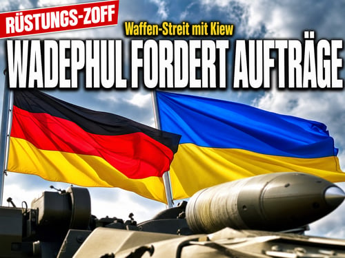 Waffen-Streit mit Kiew: Wadephul will Aufträge für deutsche Firmen