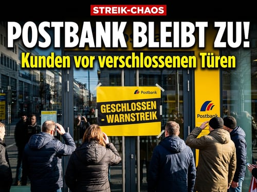 Warnstreiks bei der Postbank: Verdi legt den Schalter um – und die Kunden zahlen die Zeche