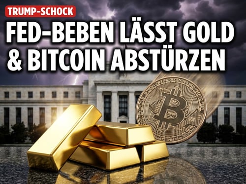 Warsh als neuer Fed-Chef: Trump-Entscheidung lässt Bitcoin und Gold abstürzen