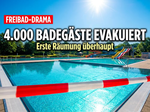 Wenn das Freibad zum Risikogebiet wird: 4.000 Gäste in Bochum geräumt