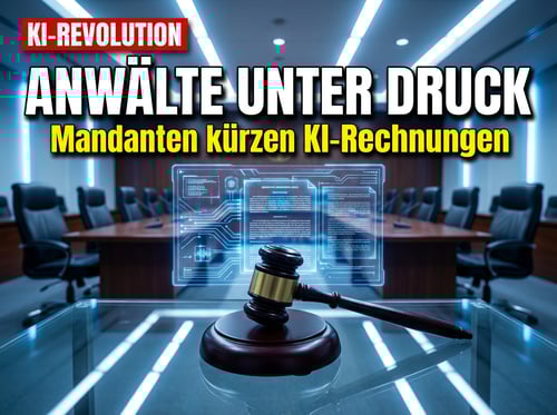 Wenn der Mandant die KI-Rechnung kürzt: Wie Künstliche Intelligenz das Geschäftsmodell der Anwaltskanzleien erschüttert