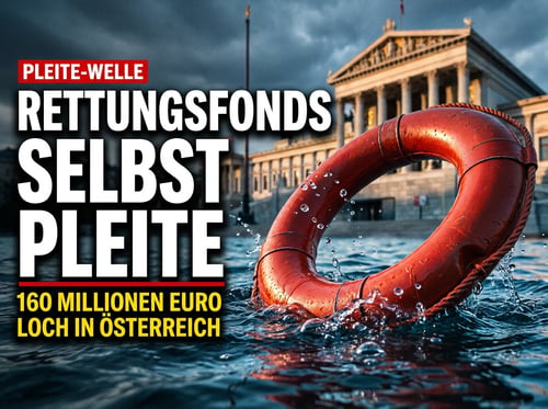 Wenn der Rettungsanker selbst absäuft: Österreichs Pleitefonds ist pleite