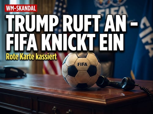 Wenn ein Präsident den Schiedsrichter überstimmt: Trumps Anruf lässt die FIFA einknicken