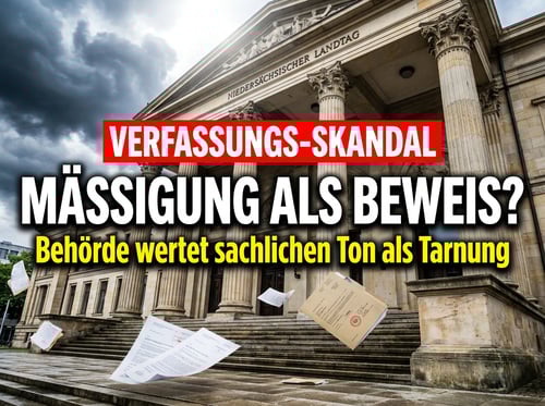 Wenn Mäßigung zum Verdacht wird: Die absurde Beweisführung gegen die AfD Niedersachsen