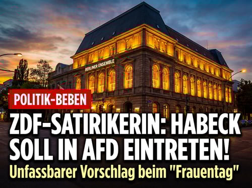 Wenn Satire zur Selbstentlarvung wird: ZDF-Komikerin rät Habeck zum AfD-Eintritt