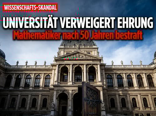 Wien zeigt sein wahres Gesicht: Universität entzieht Mathematiker die Ehrung – weil er falsch denkt