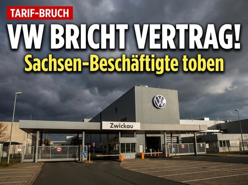 Wolfsburg blamiert seine Sachsen: VW bricht Tarifvertrag – Belegschaft tobt