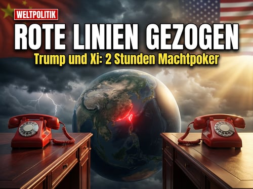 Xi Jinping zieht rote Linien: Zweistündiges Telefonat mit Trump offenbart Taiwans explosive Brisanz