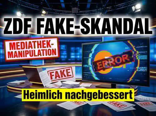 ZDF ertappt: Gleich zwei Fake-Clips im Heute Journal – und dann wird heimlich nachgebessert