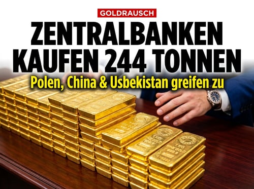 Zentralbanken greifen beherzt zu: Goldkäufe explodieren trotz Iran-Krieg