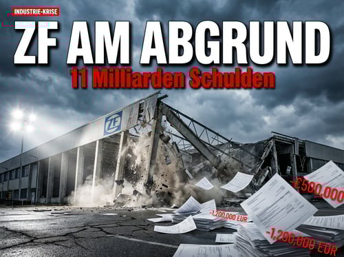 ZF am Abgrund: Deutschlands Autozulieferer versinkt in Milliardenschulden