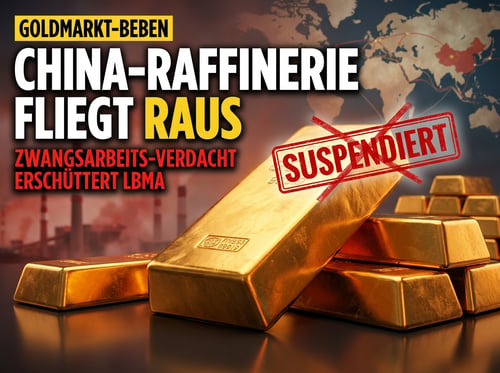 Zwangsarbeits-Verdacht: LBMA schmeißt chinesische Goldraffinerie vom Thron – und der Goldmarkt spürt es