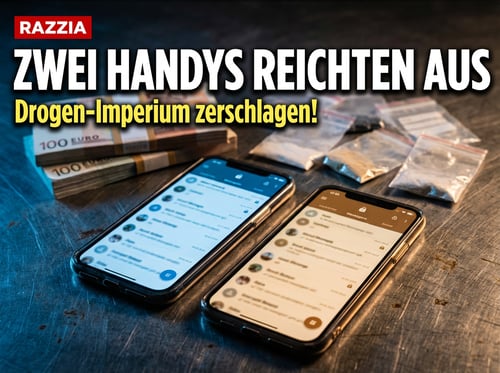 Zwei Handys genügten: Europol zerschlägt internationales Drogen-Imperium