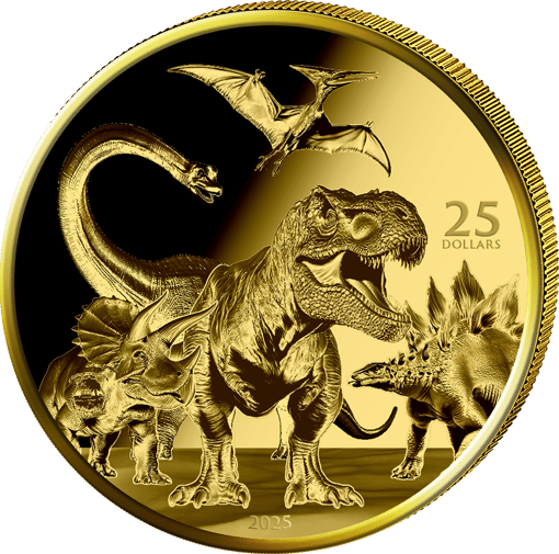 1/200 Unze Gold Triceratops 2025 (Auflage: 5.000 | Polierte Platte)