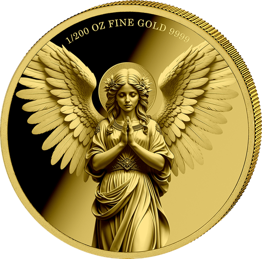 1/200 Unze Gold Schutzengel 2026 (Auflage: 5.000 | Polierte Platte)