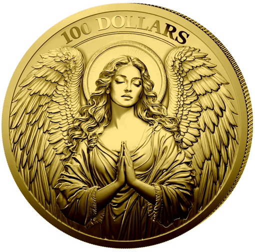 1/4 Unze Gold Schutzengel 2025 (Auflage: 299 | Polierte Platte)