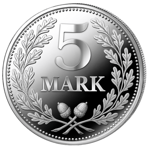 1 Unze Silber 5 Silbermark 2025 (Auflage: 5.000 | Polierte Platte)