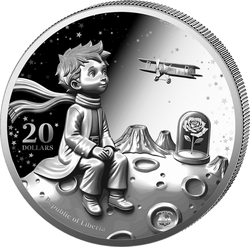 1 Unze Silber Kleiner Prinz 2026 (Auflage: 1.000 | Polierte Platte)